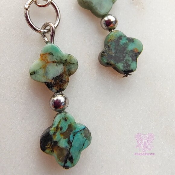 🌟 ARIANRHOD — Celtic Goddess of Destiny & Sacred Alignment (Turquoise Earrings) - Picture 5 of 5